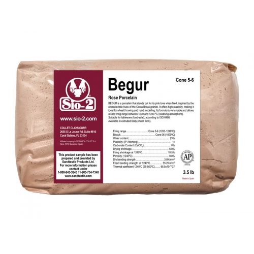 SIO-2® BEGUR - Rose Porcelain, 3.5 lb Sample